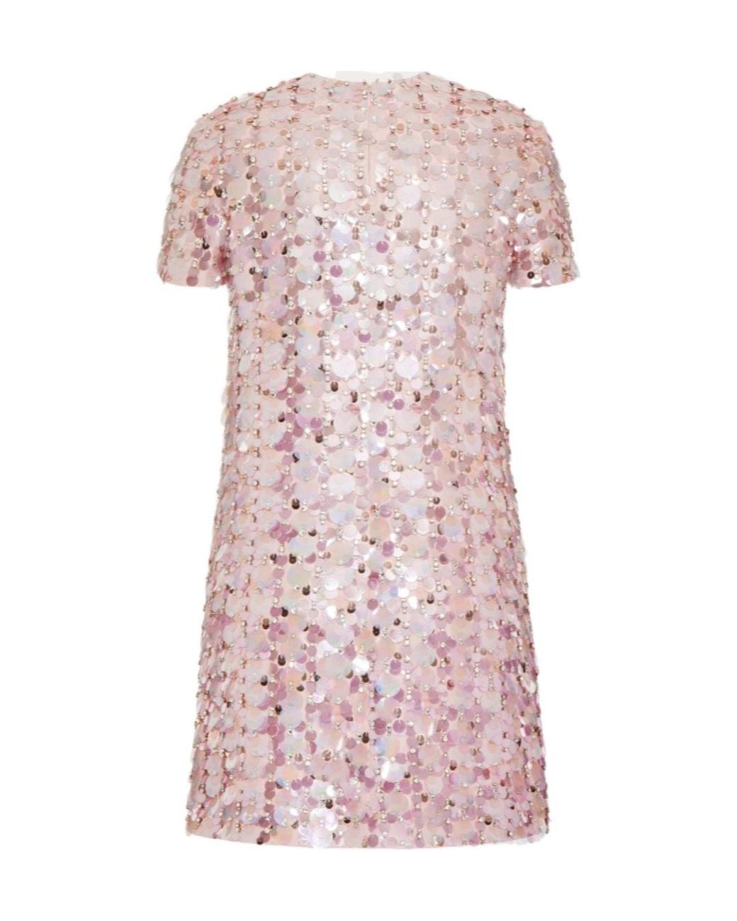 Valentino Pink Short Sleeve Dress