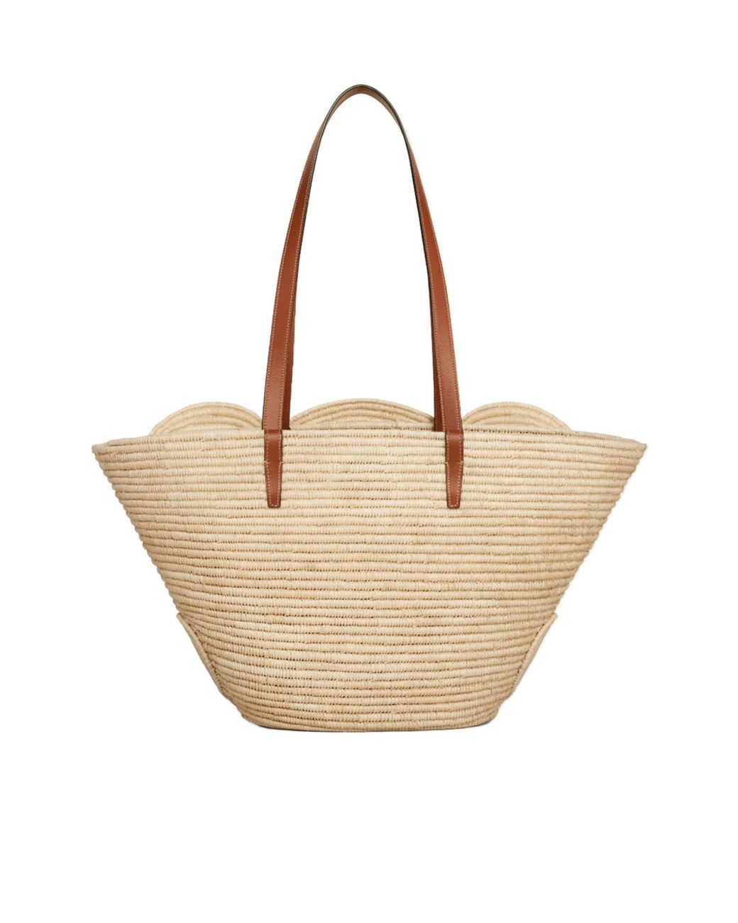 Céline Natural Classic Panier Medium Braided Triomphe