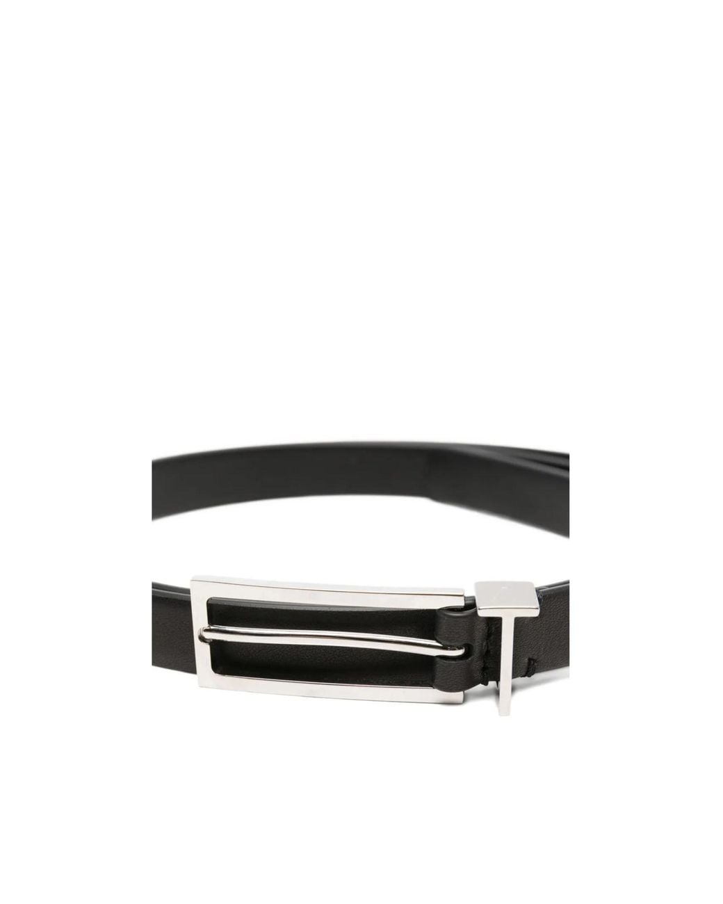 Tom Ford White Rectangular-Buckle Belt for men