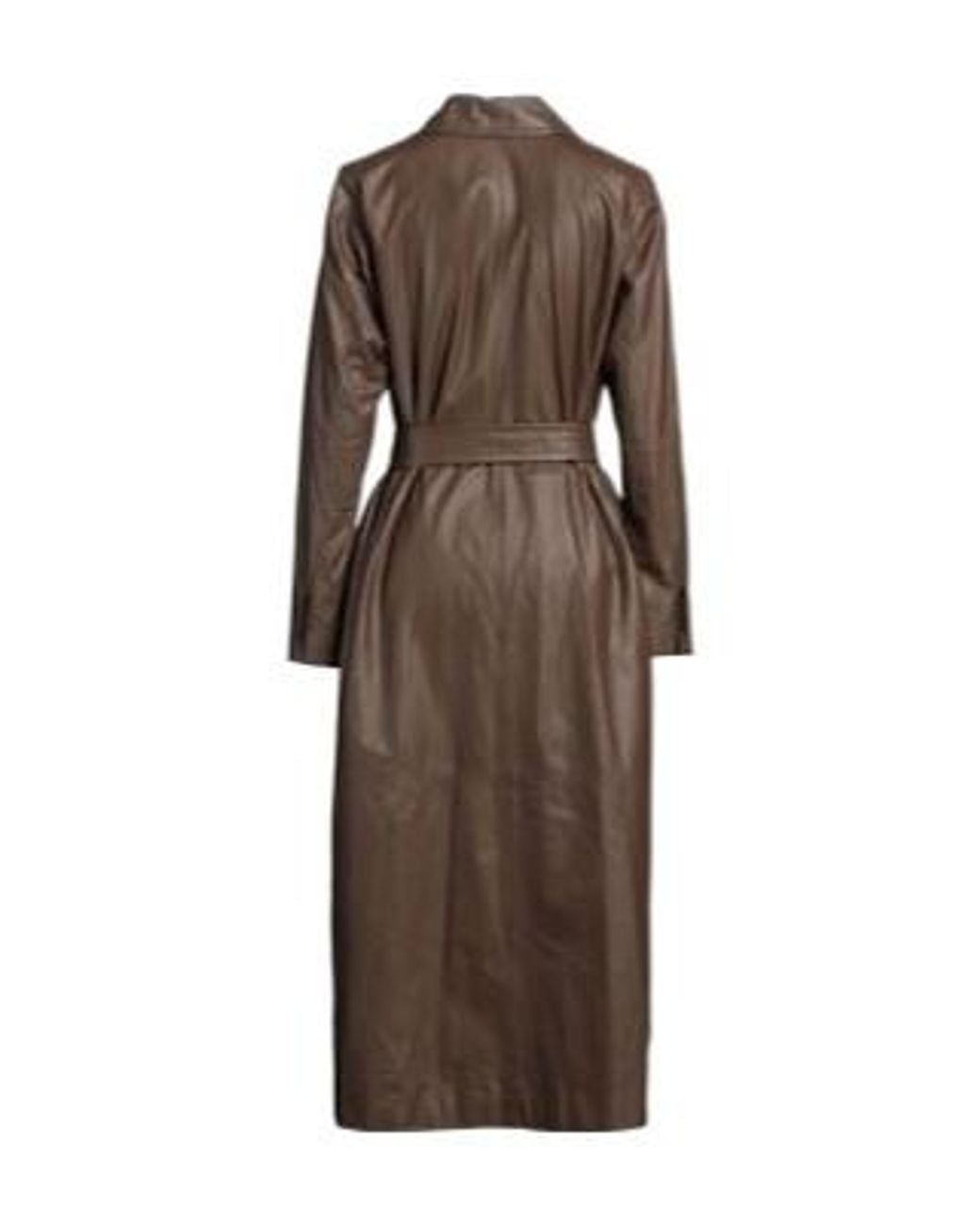 Max Mara Brown Plain Colour Overcoats