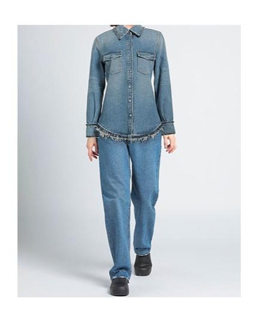 Chloé Blue Denim Shirts
