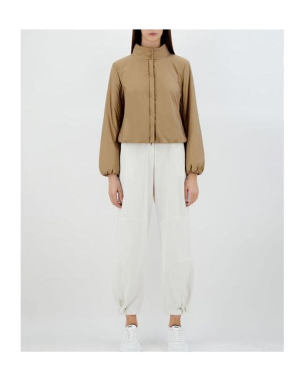 Herno Natural Logo-Plaque Water-Repellent Jacket