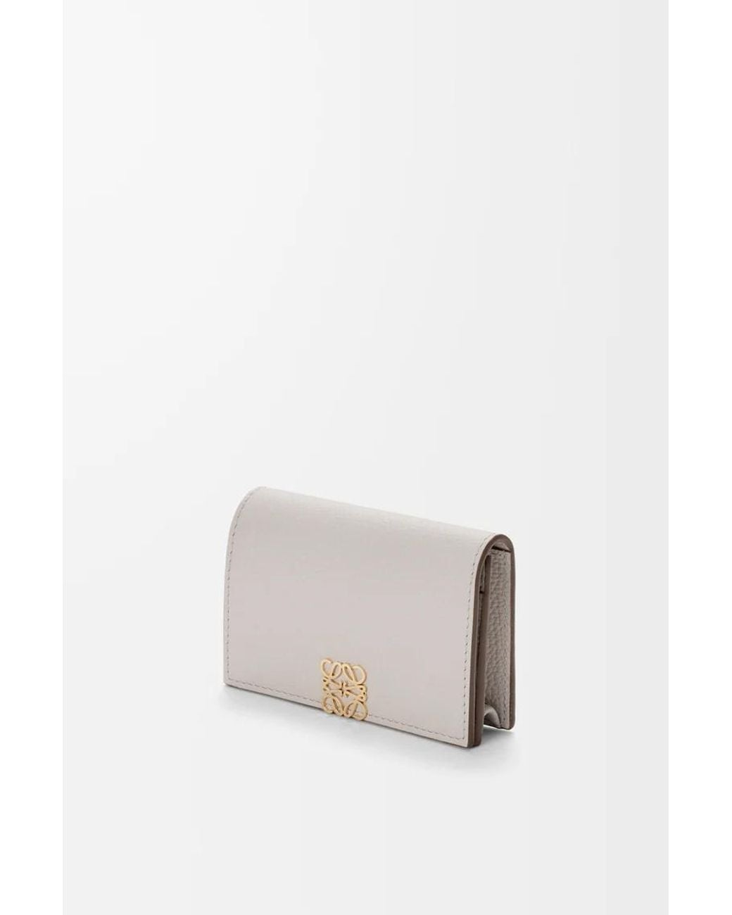 Loewe White Anagram Business Cardholder