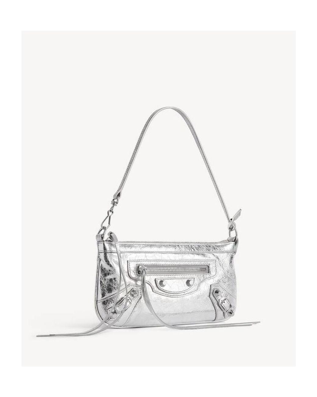 Balenciaga White Le City Pouch On Strap
