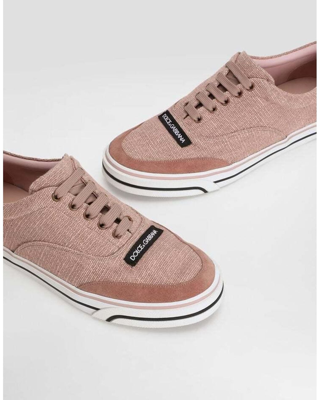 Dolce & Gabbana Pink Dg Sailing Sneakers for men