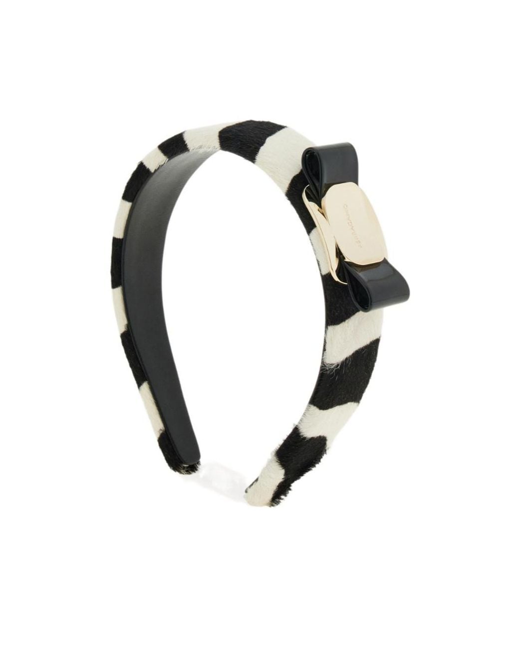 Ferragamo Black Vara Bow Headband
