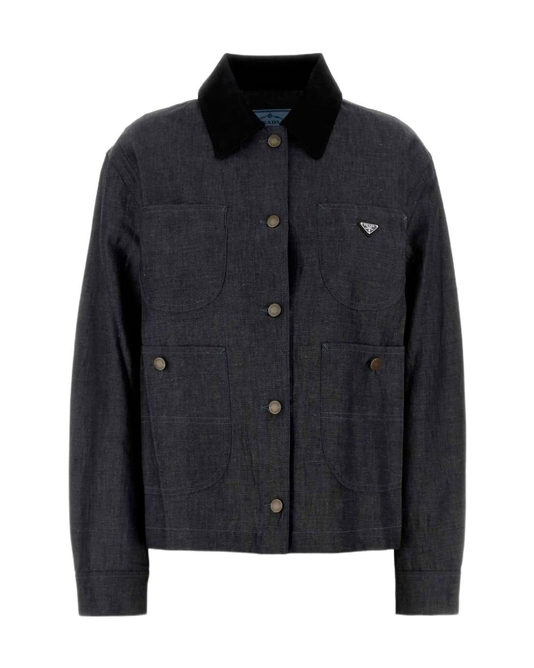 Prada Black Patch Pocket Jacket