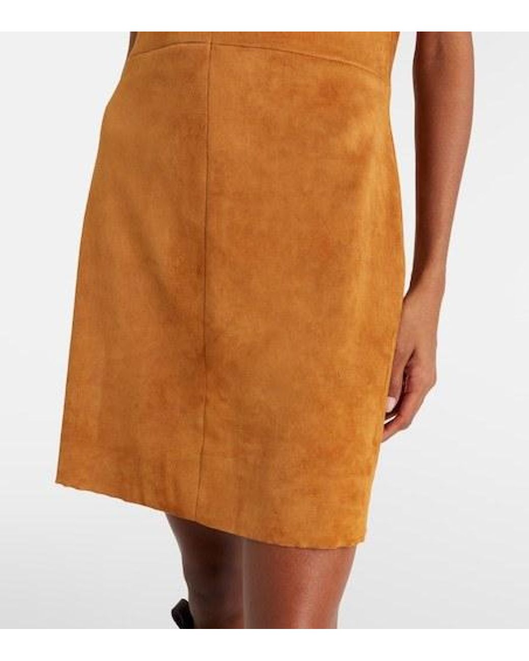 Stouls Brown Dollie Suede Minidress