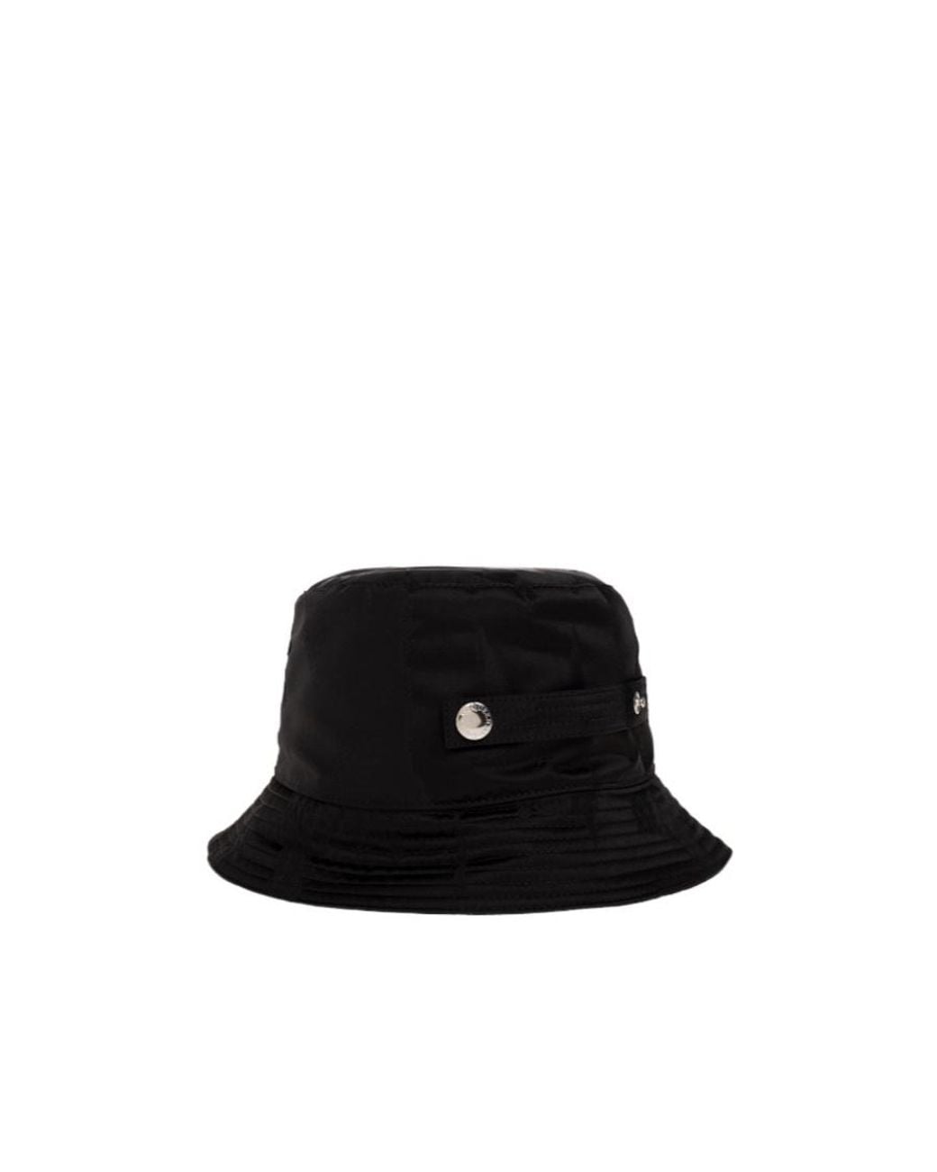 McQueen Black Graffiti Logo Printed Bucket Hat for men