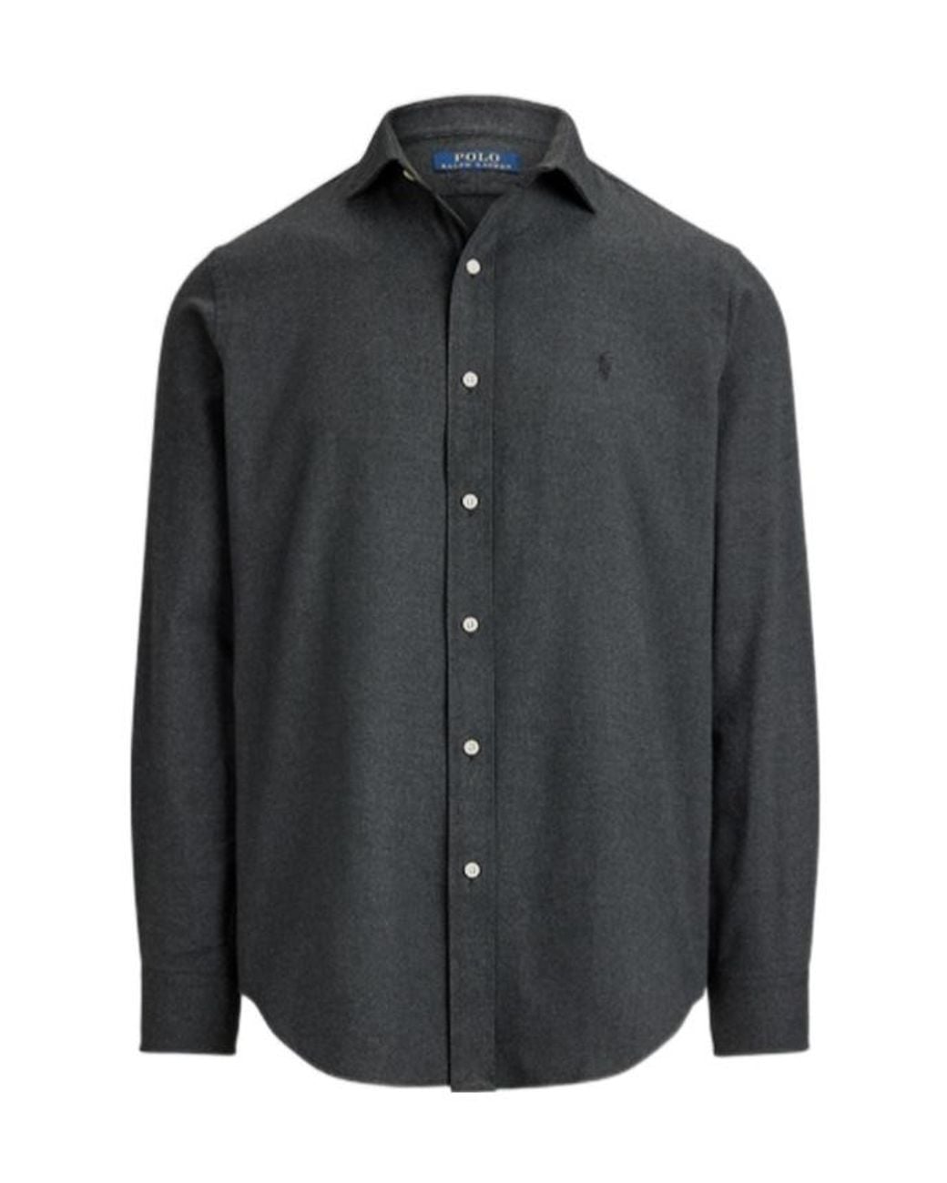 Polo Ralph Lauren Black Long-Sleeved Shirt for men