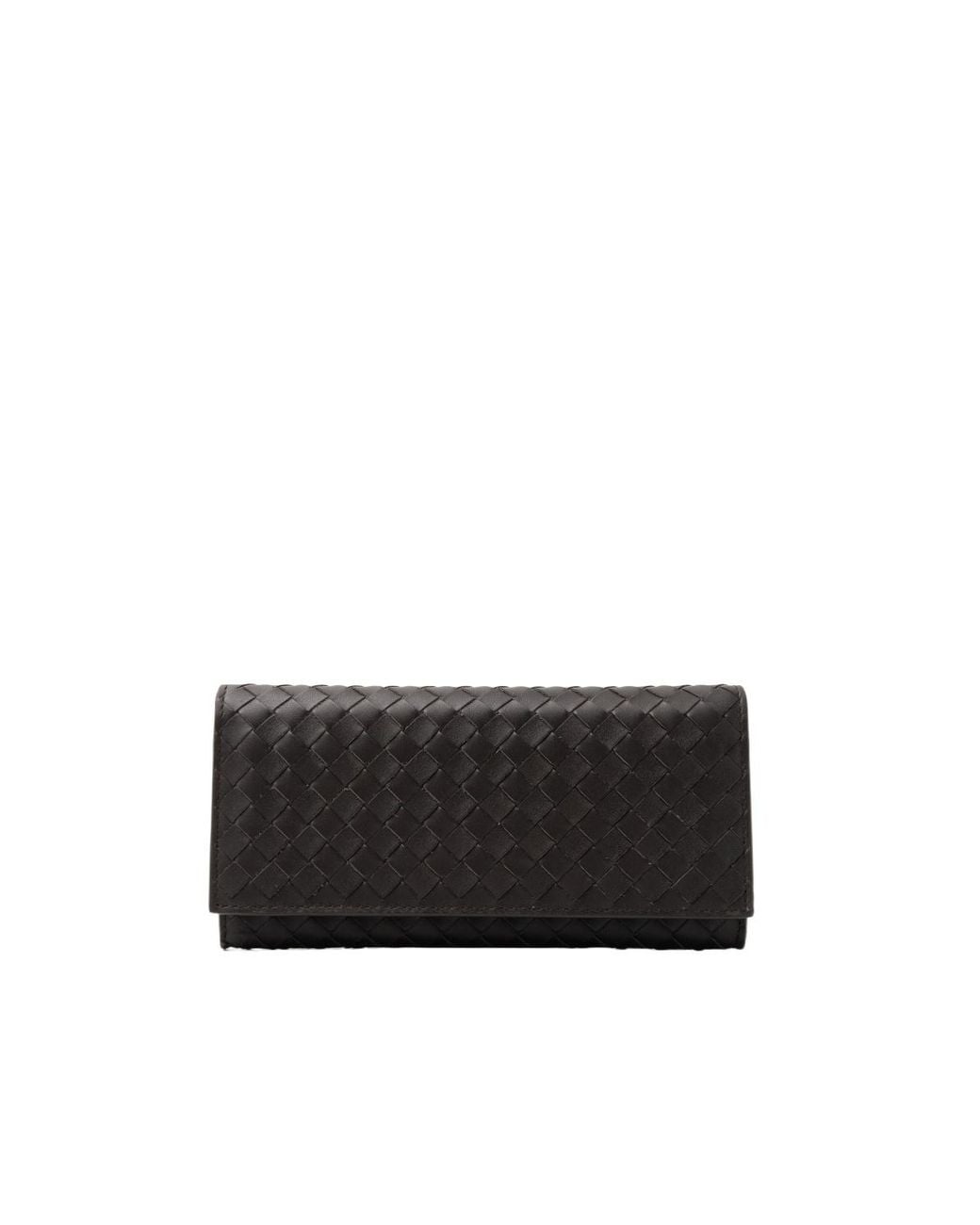 Bottega Veneta Black Weaving Wallet for men