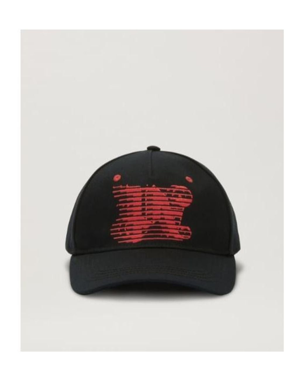 Palm Angels White Racing Monogram-Embroidered Curved Peak Baseball Cap for men