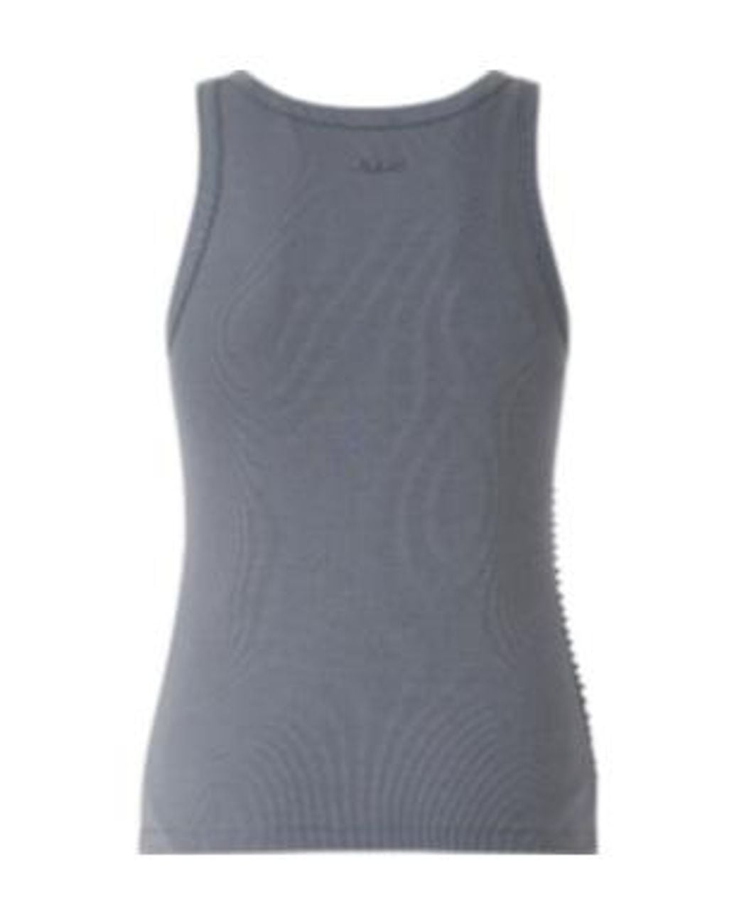 Pinko Gray Embellished Ribbed Tank Top