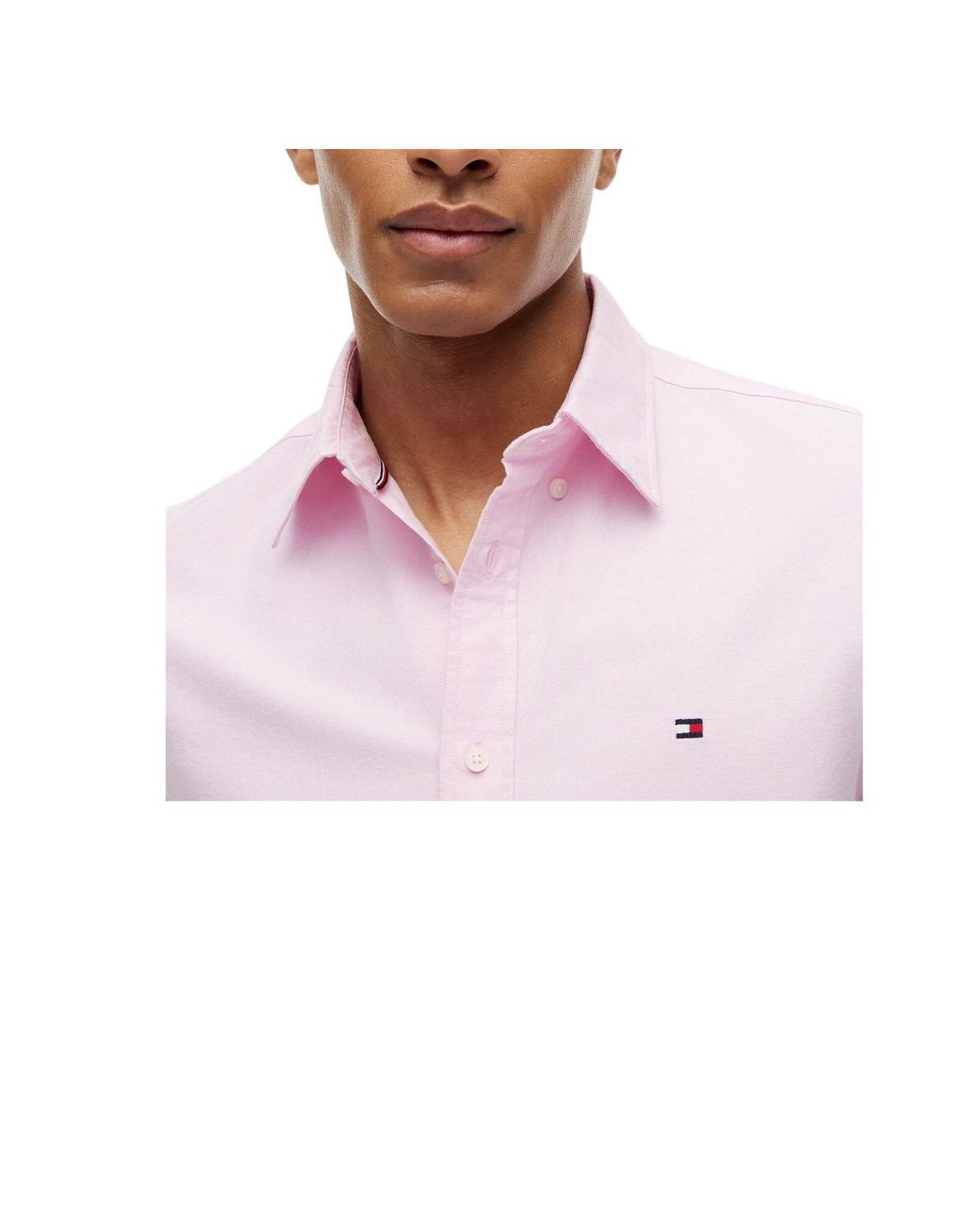 Tommy Hilfiger Pink Simple Longsleeve Shirt for men