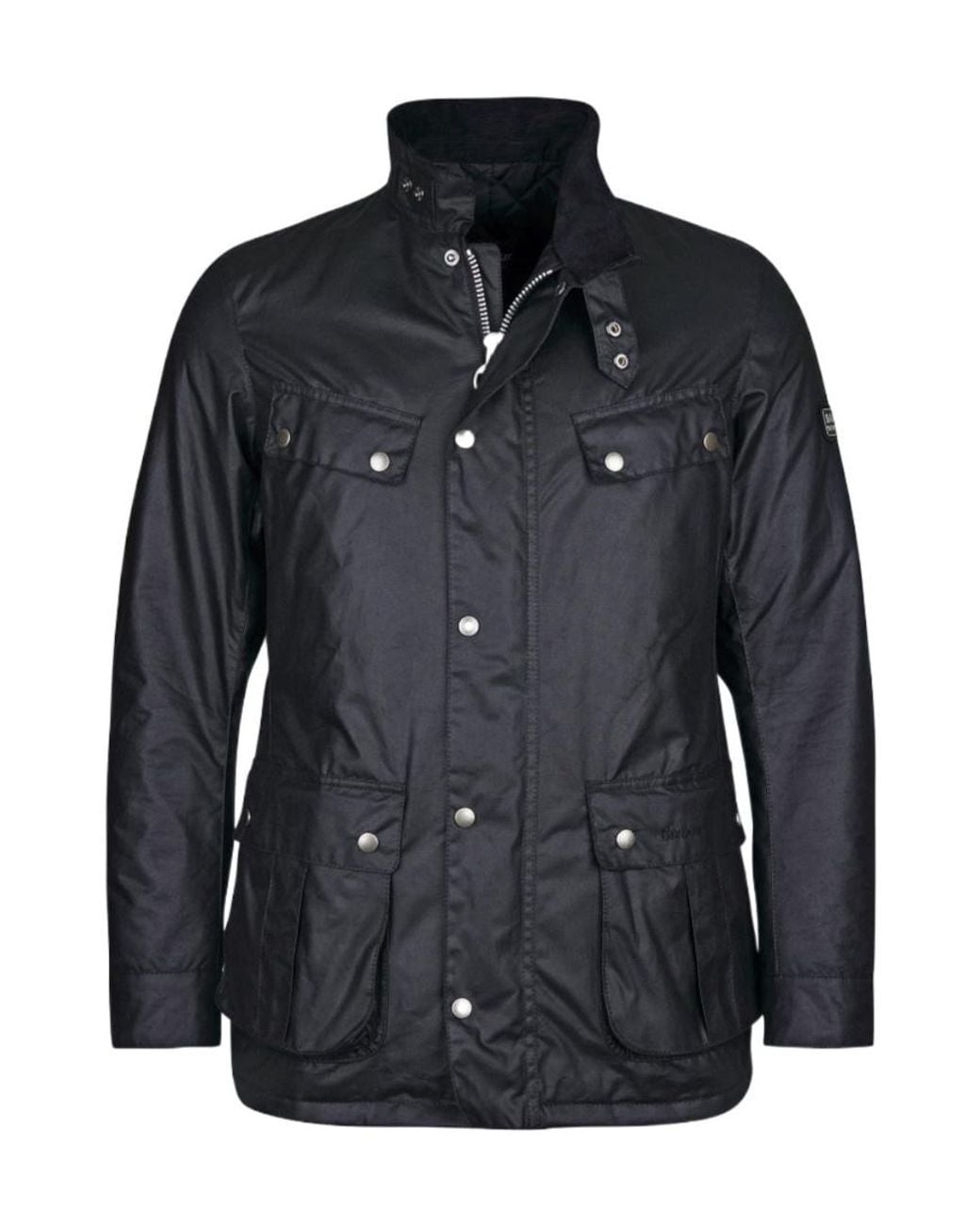Barbour Black Tourer Duke Wax Jacket for men