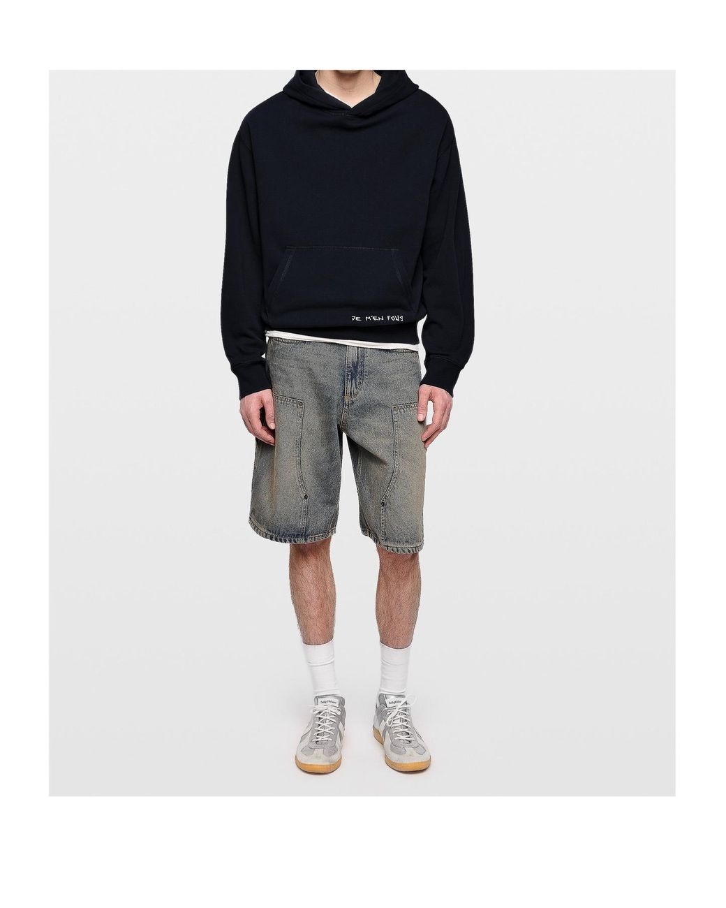 Zadig & Voltaire Blue Sacha Embroidered Hoodie for men