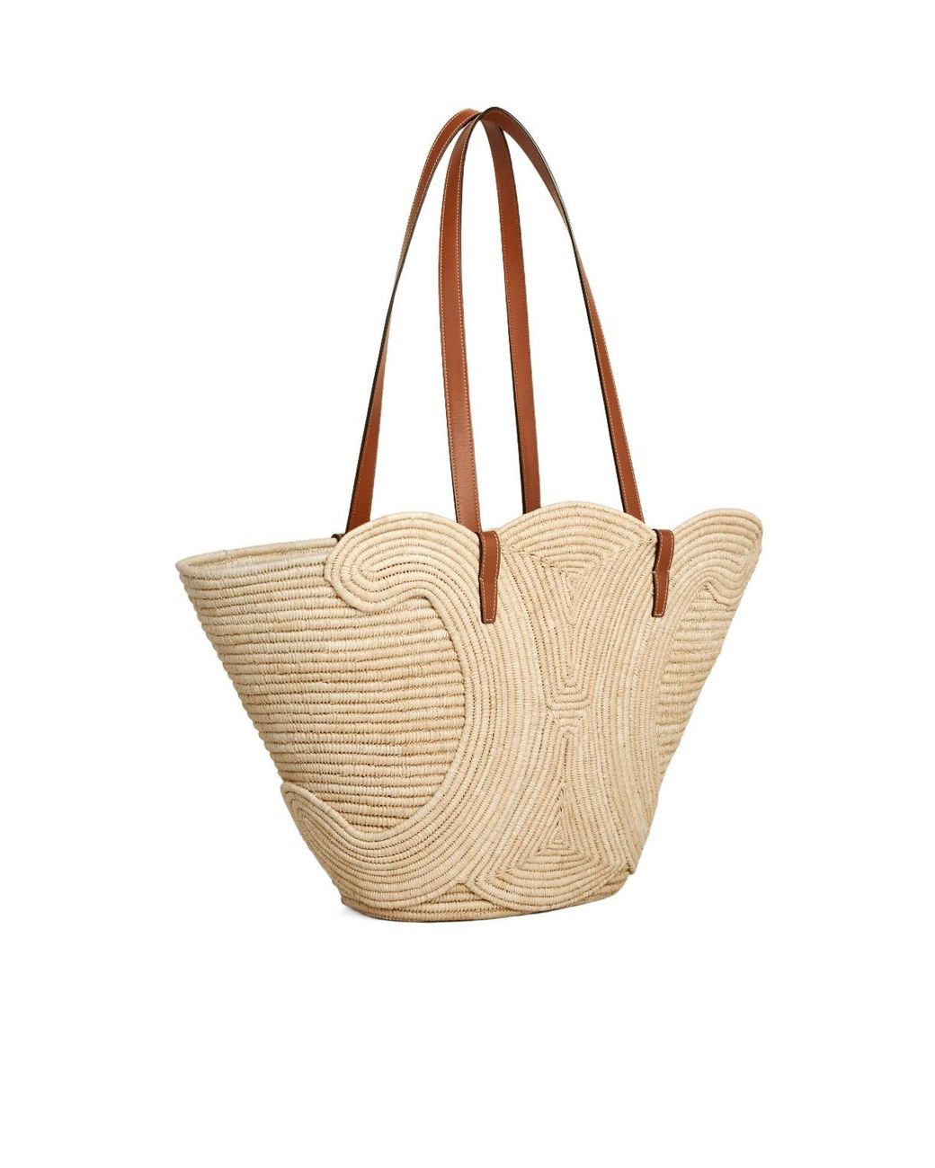 Céline Natural Classic Panier Medium Braided Triomphe