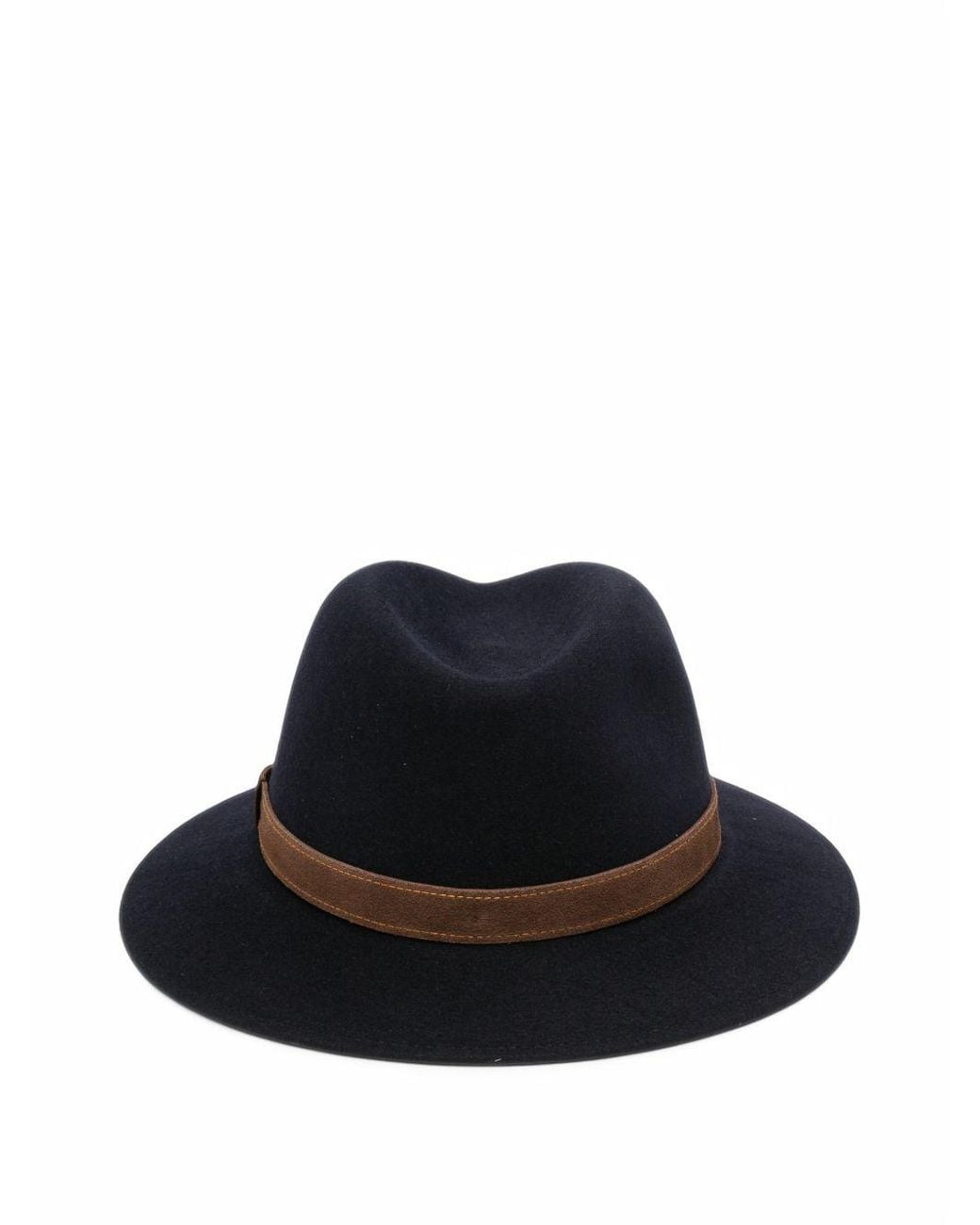 Borsalino Black Country Medium-Brim Hat for men