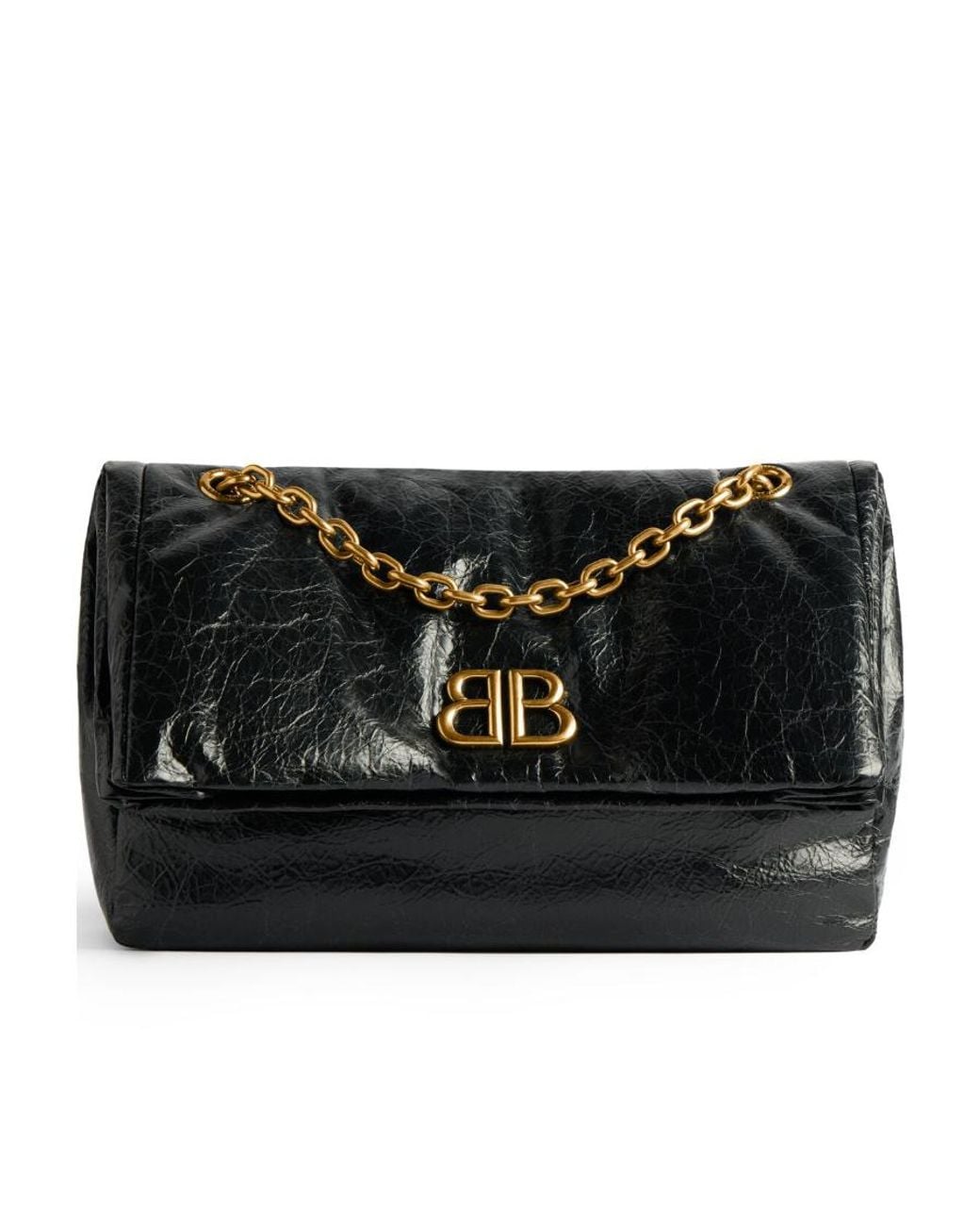 Balenciaga Black Monaco Small Shoulder Bag