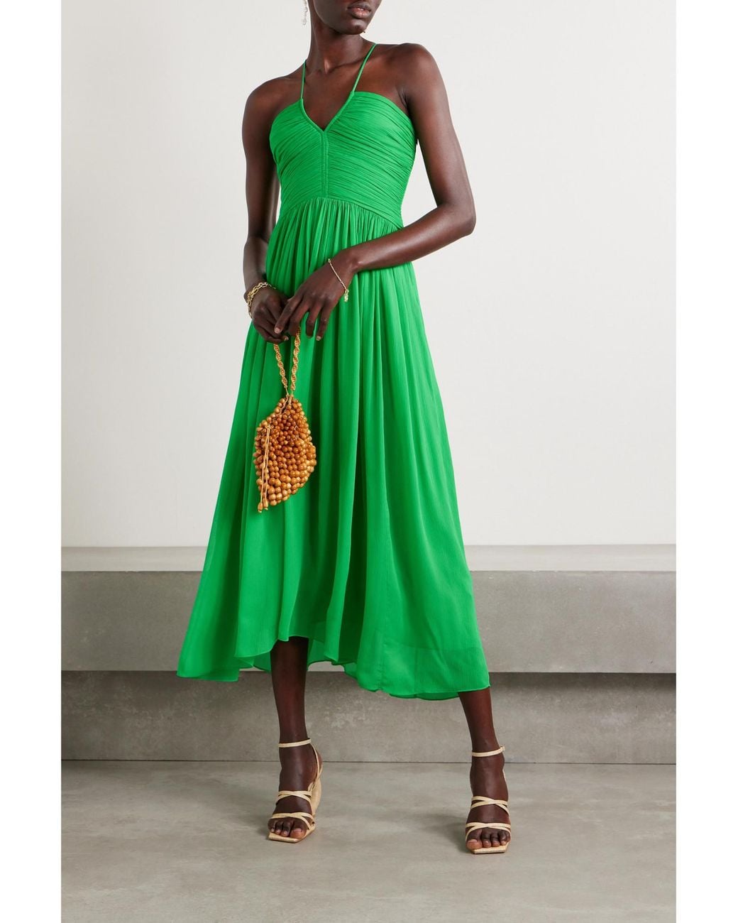A.L.C. Green Midi Dress