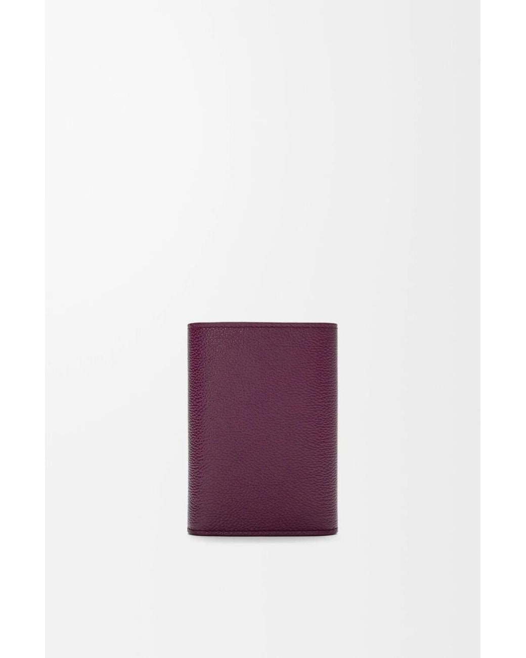 Loewe Purple Vertical Wallet