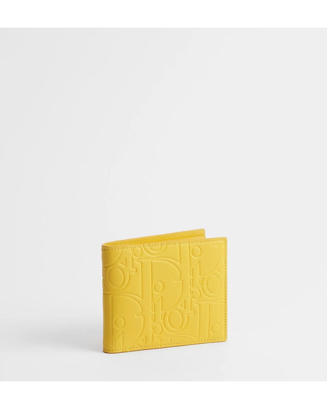 Dior Yellow Bifold Wallet for men