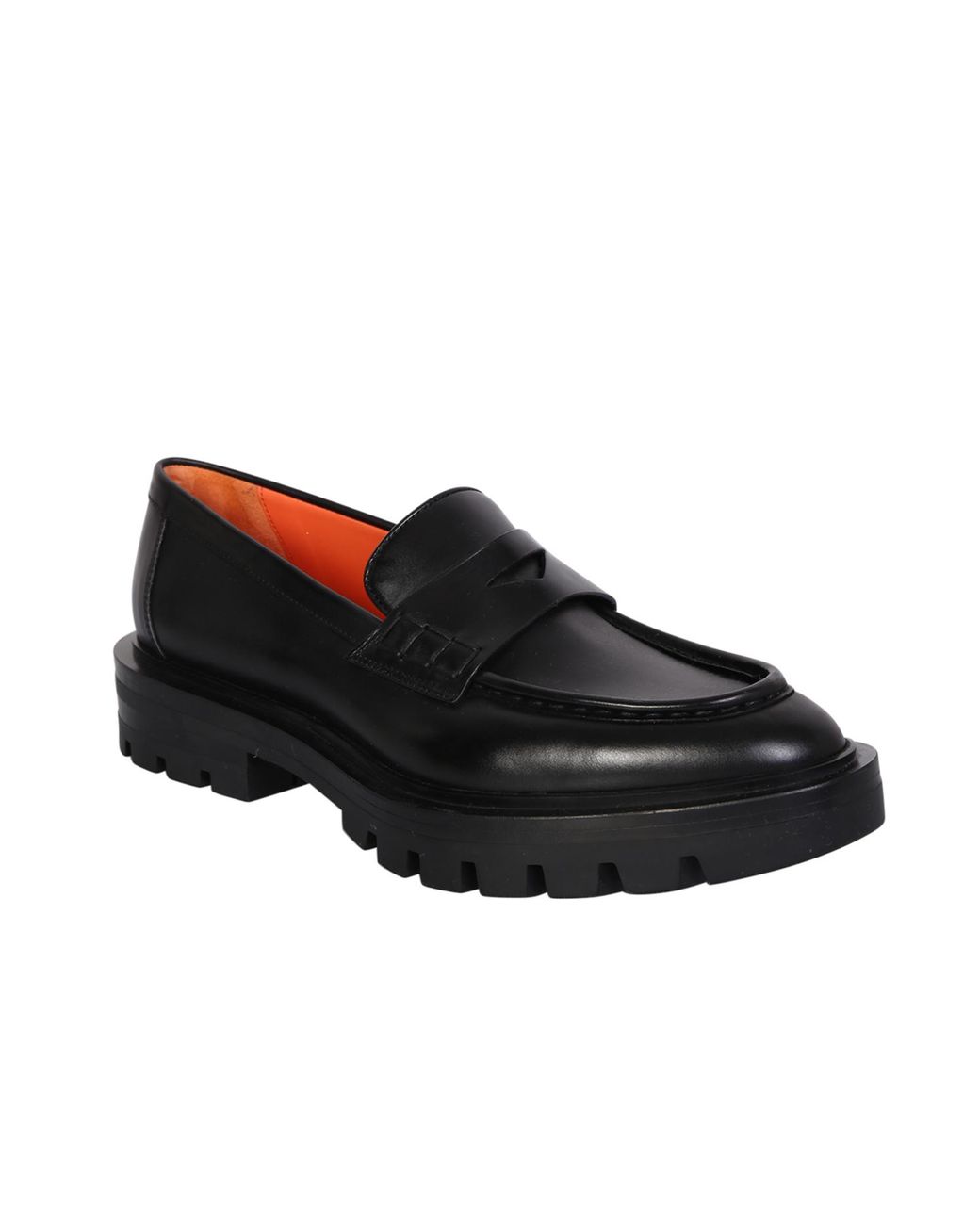 Santoni Black Shoes