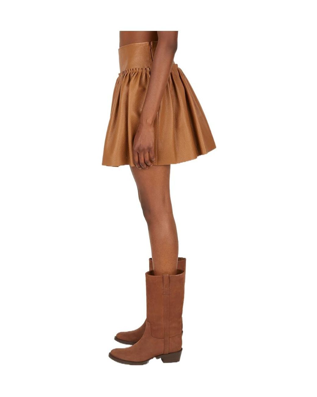 Max Mara Brown Emblem Skirt