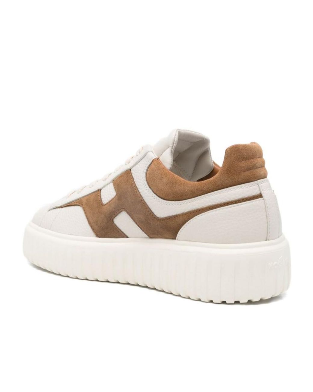 Hogan White H-Striped Sneakers for men