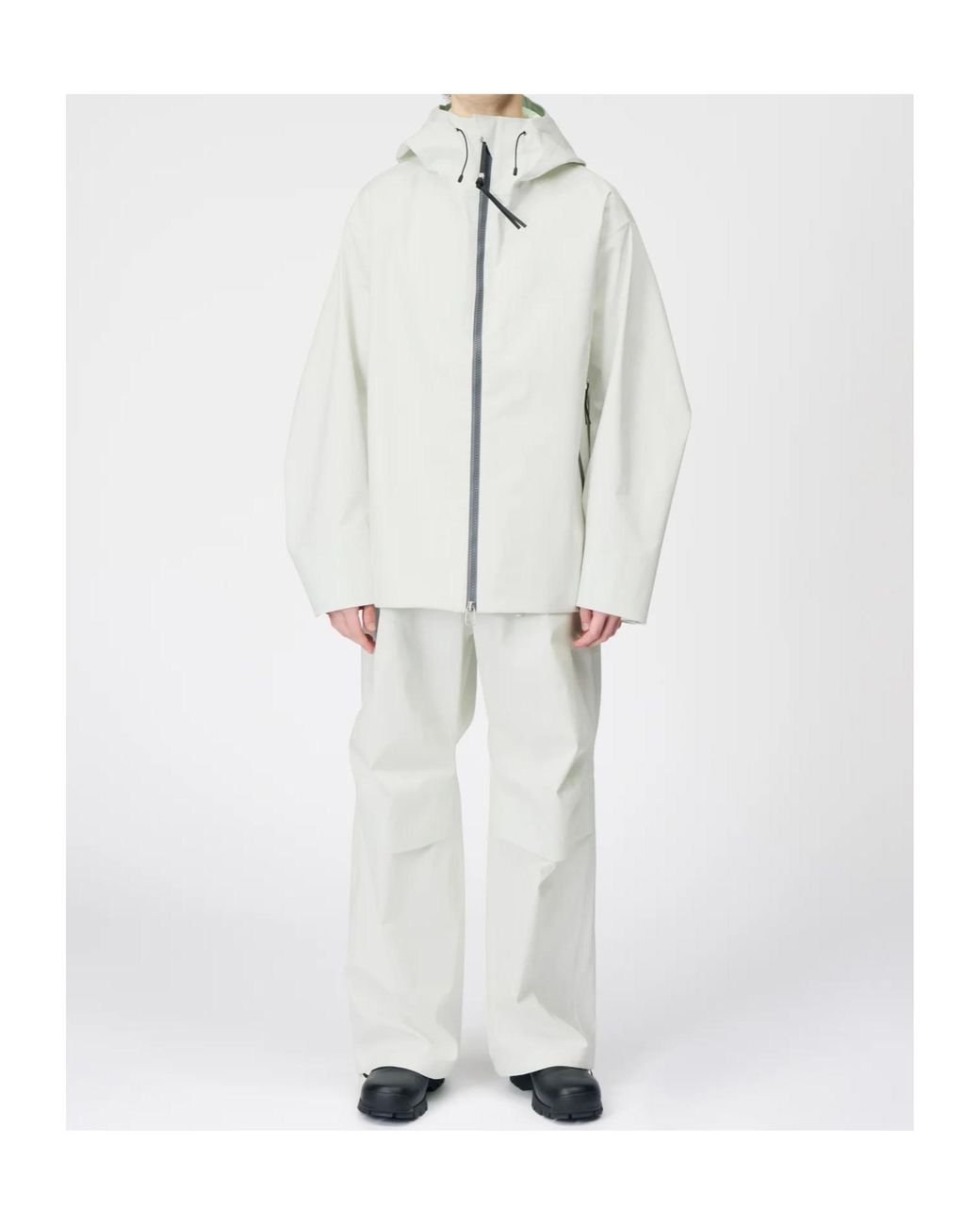 Goldwin White Hooded Jacket for men