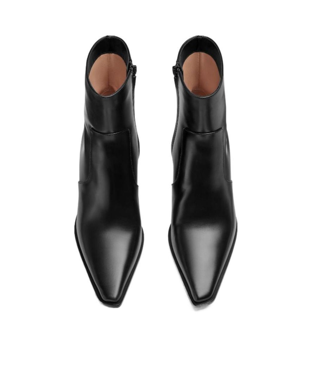 Bottega Veneta Black Tex Ankle Boots