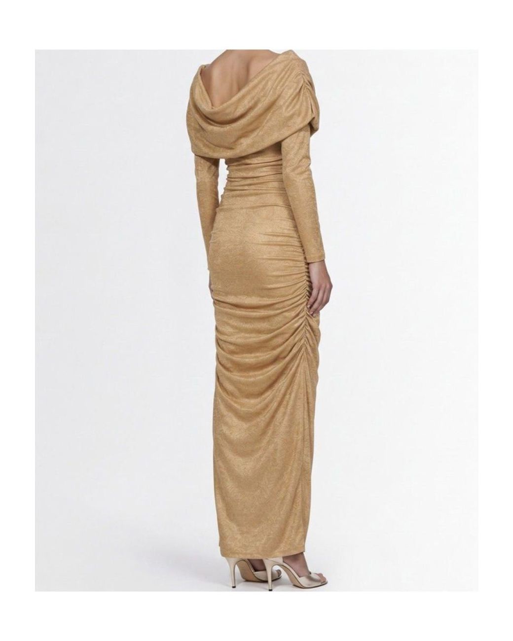 GIUSEPPE DI MORABITO Natural Viscose Blend Long Dress