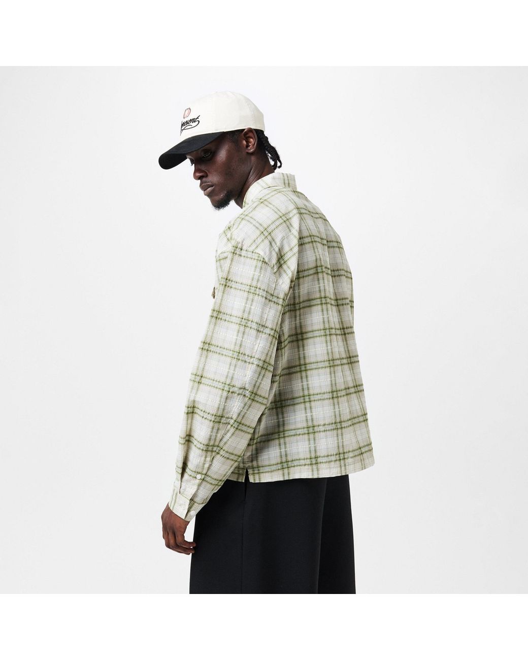 Represent Gray See-Through Long-Sleeved Shirt for men