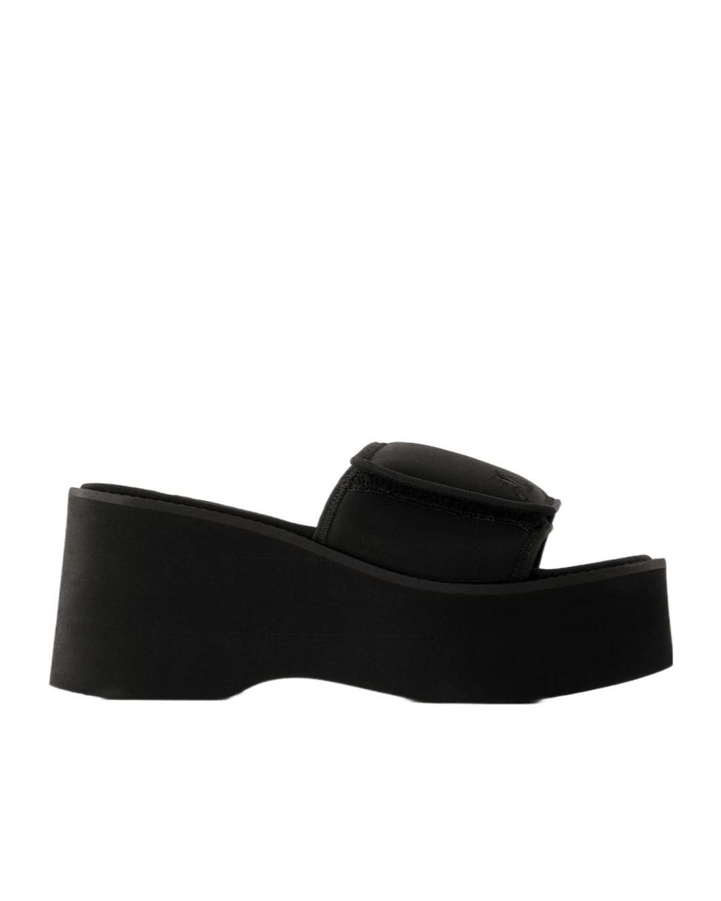 Courreges Blue Wedge Sandals
