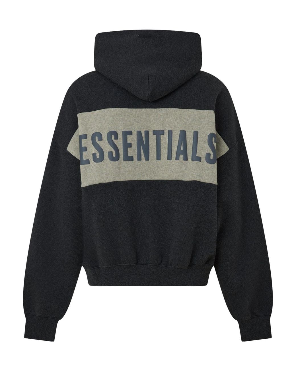 Fear Of God Black Colourblock Hooded Sweatshirt for men