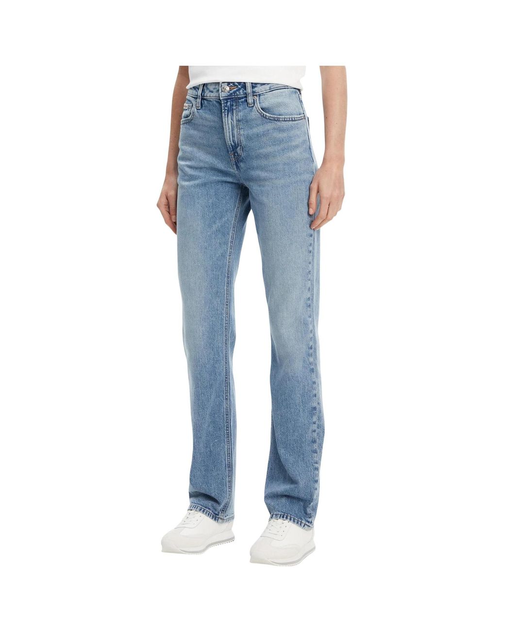 Calvin Klein Blue Straight-Leg Jeans