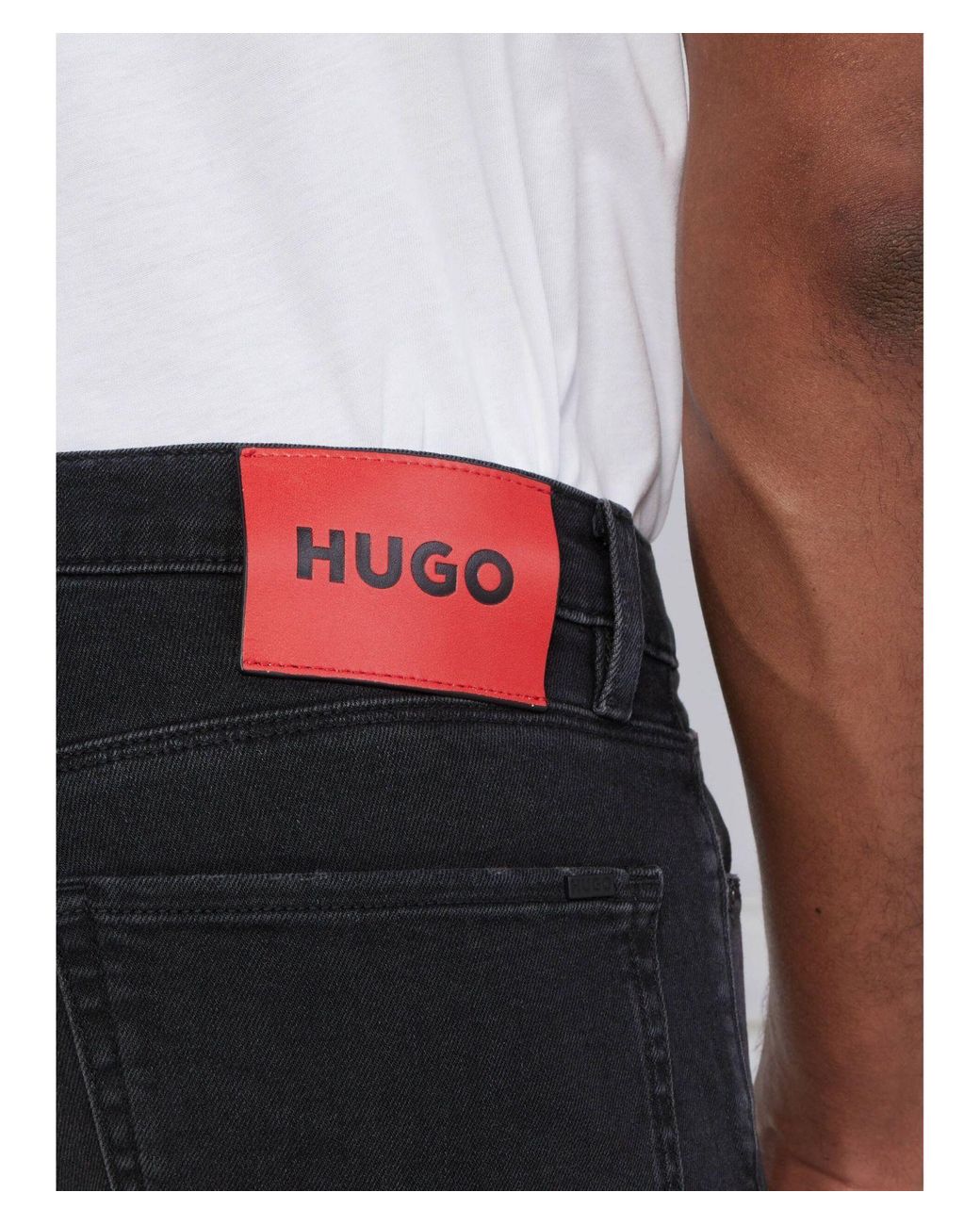 Boss Black Belt-Loop Jeans for men