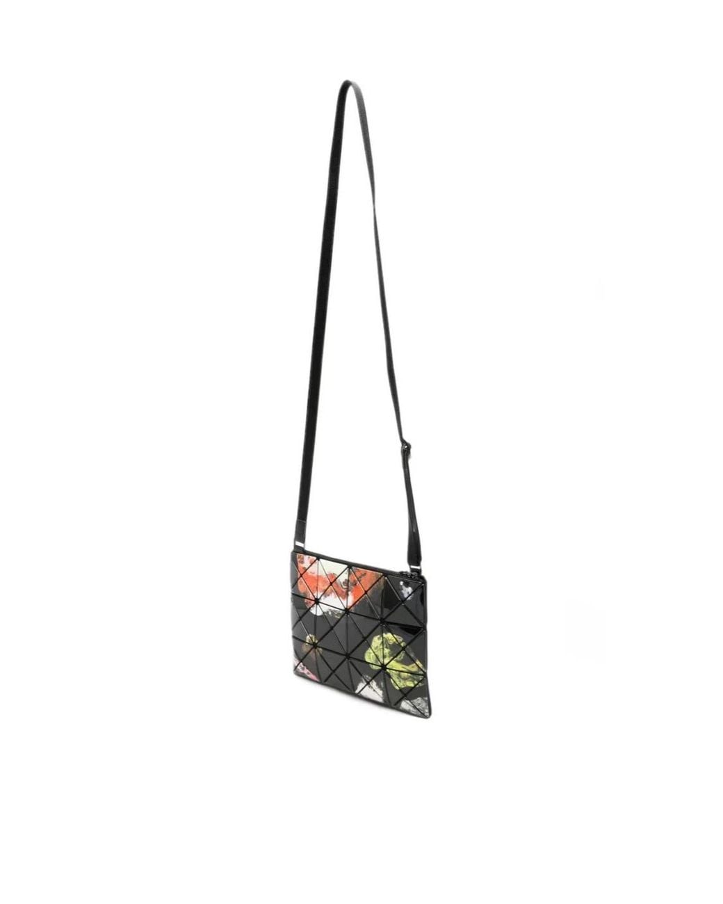 Issey Miyake Black Cosmic Abstract-Print Crossbody Bag