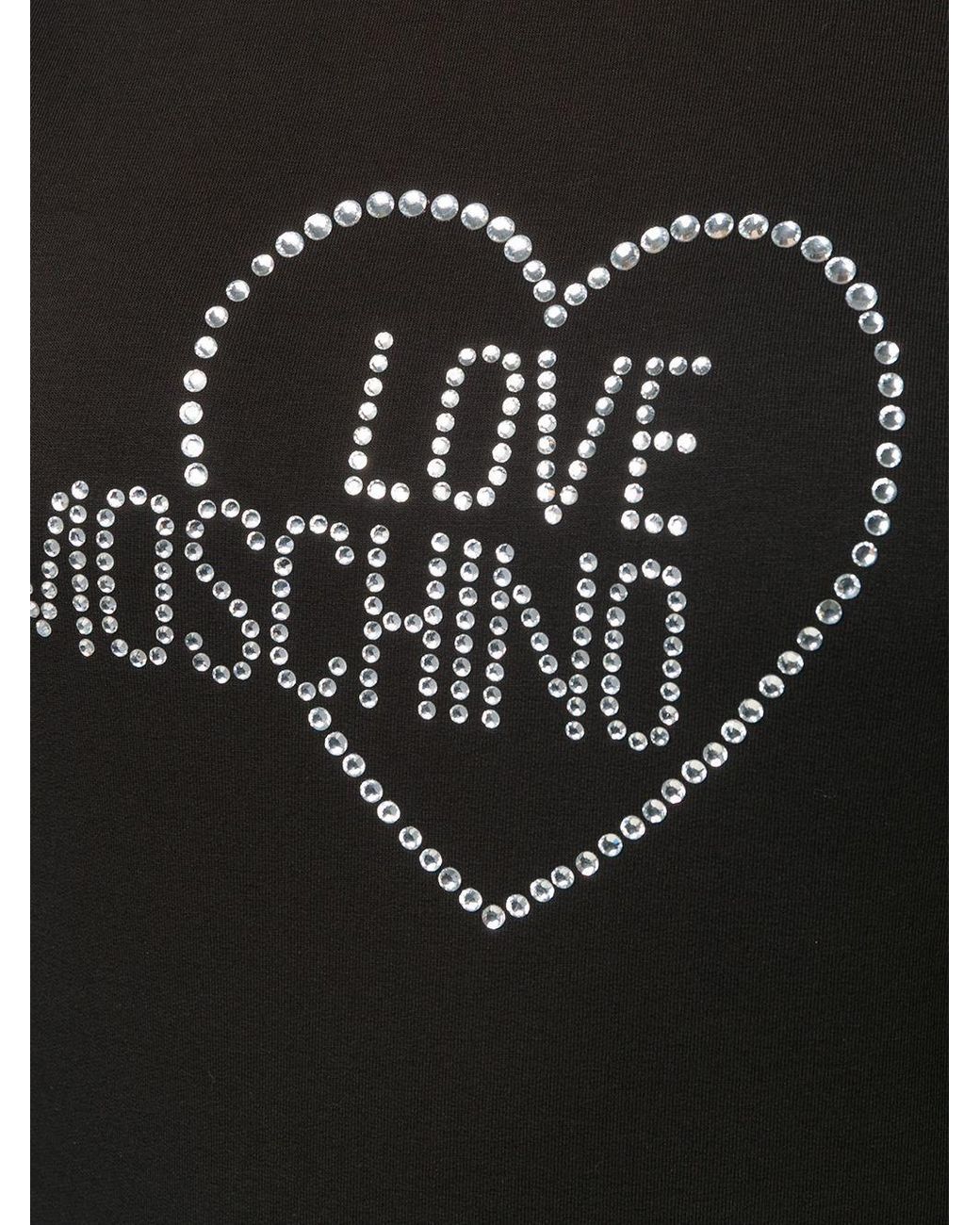 Moschino Black Logo Detail Dress