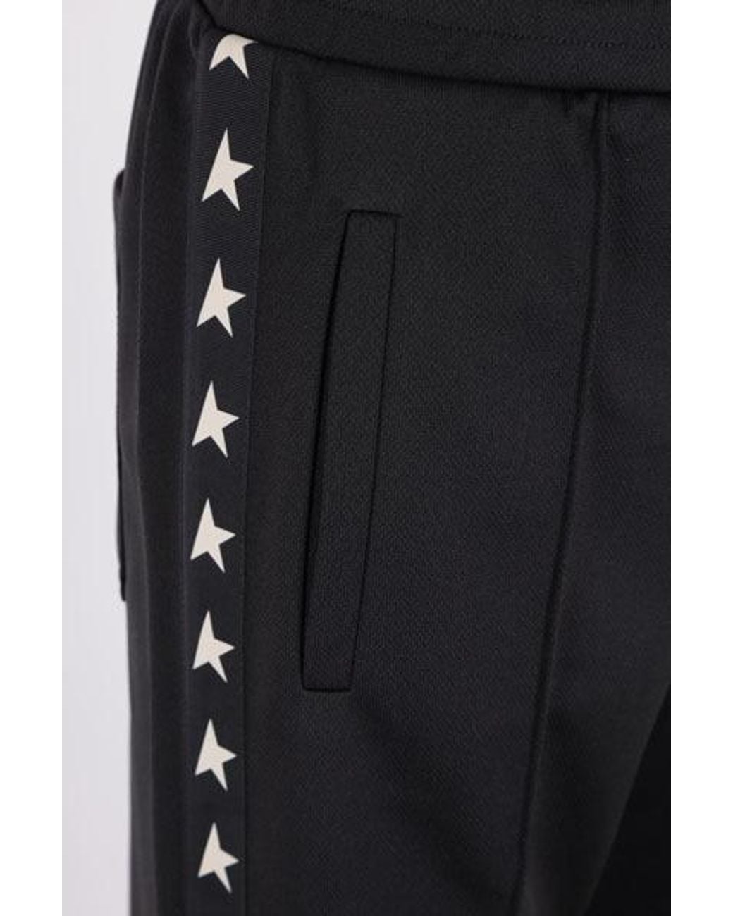 Golden Goose Deluxe Brand Black Star Tape Trackpants