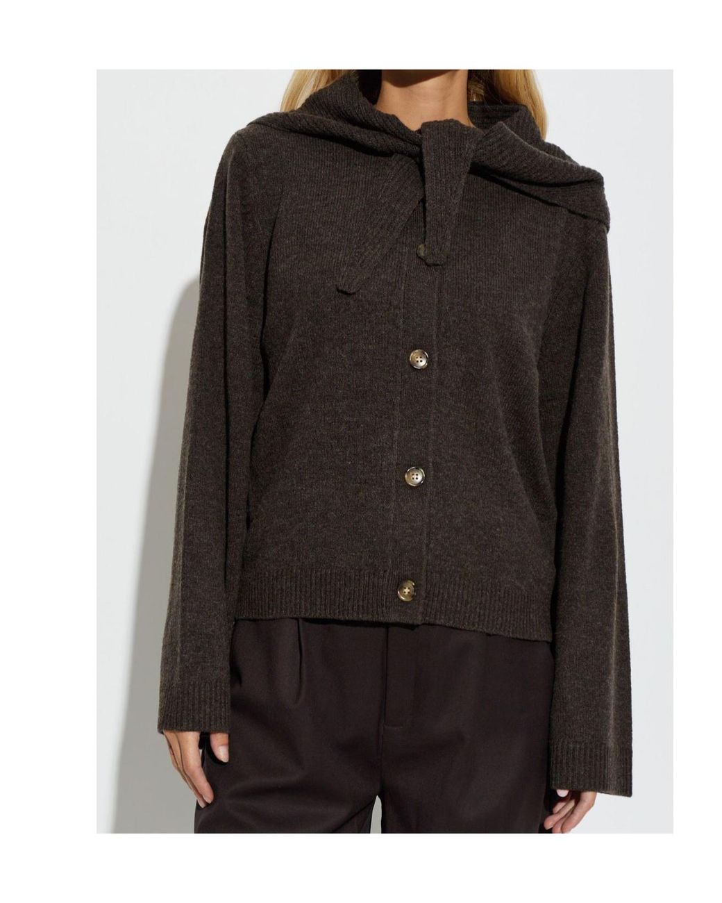 Baum und Pferdgarten Black Clarine Hooded Cardigan for men
