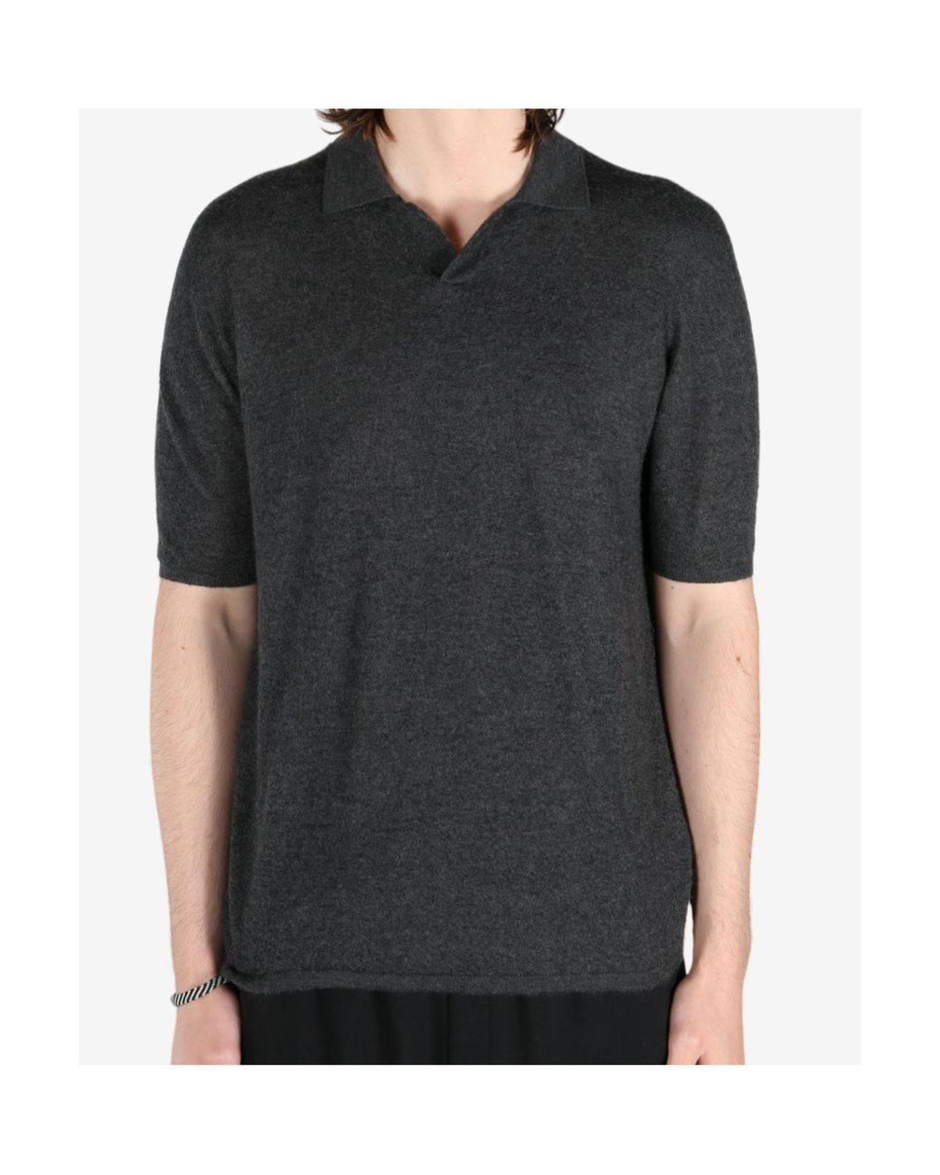 The Row Black Cashmere T-Shirt for men