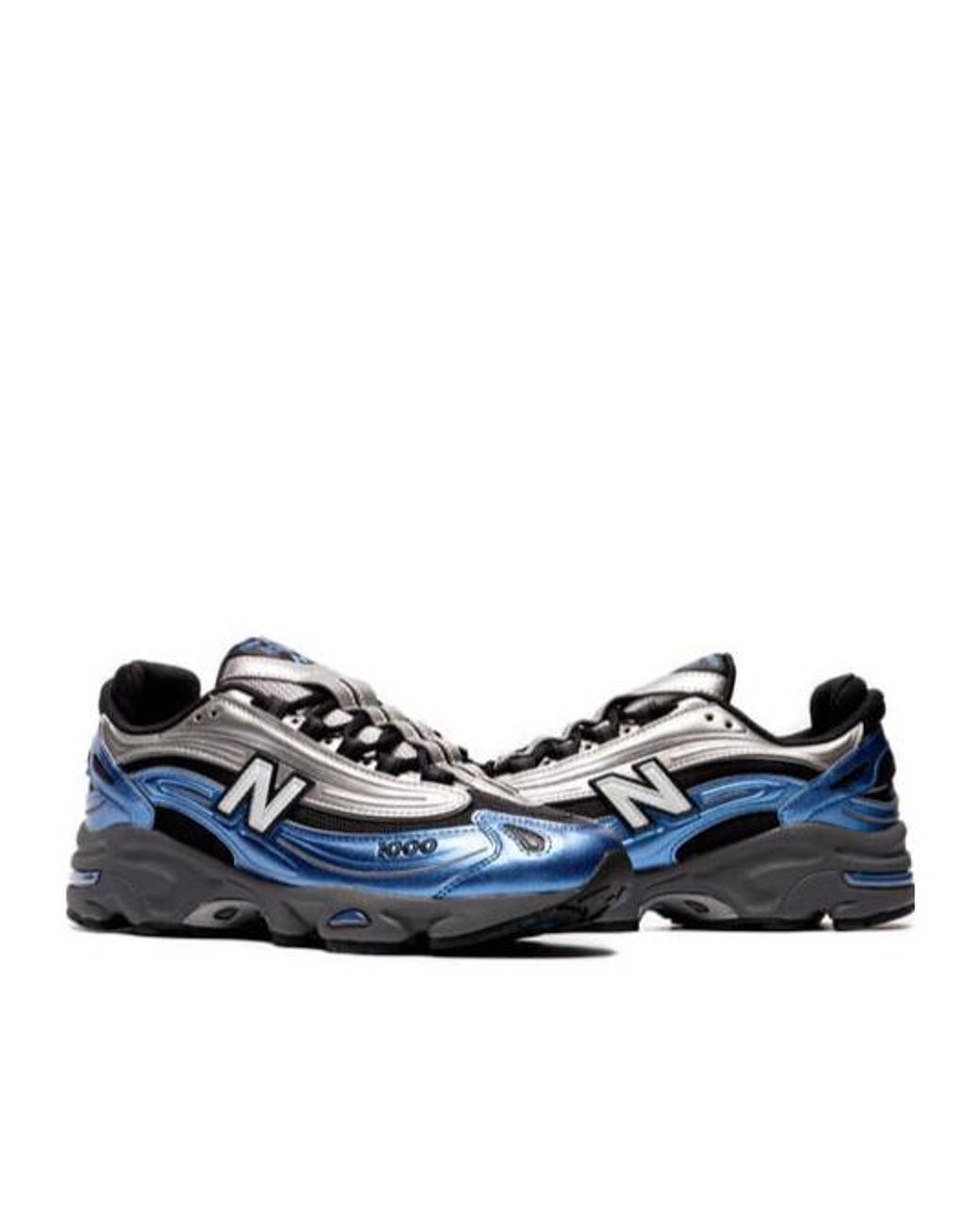 New Balance Blue M1000 Lace-Up Sneakers for men