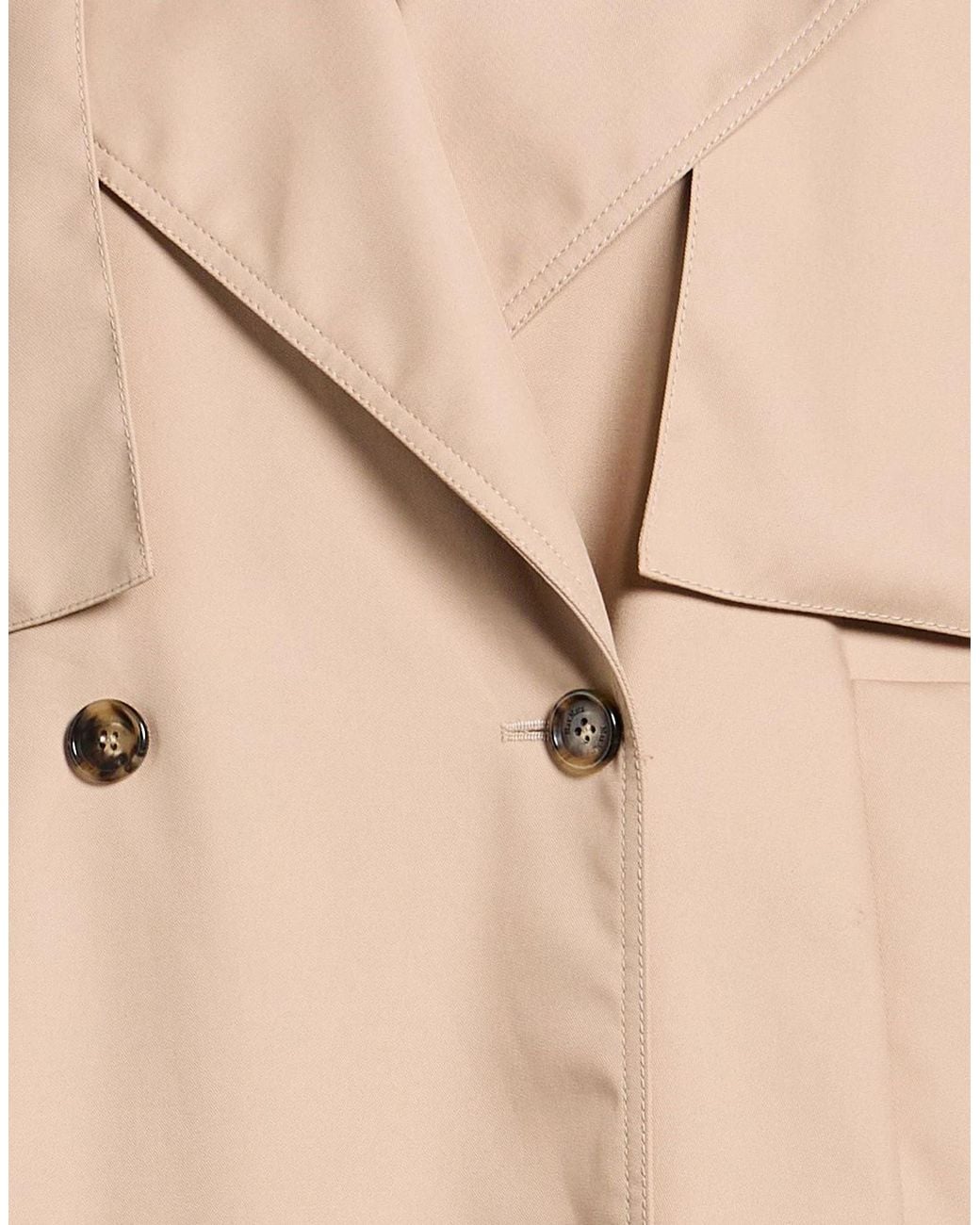 Max Mara Natural Short-Sleeved Trench Coat