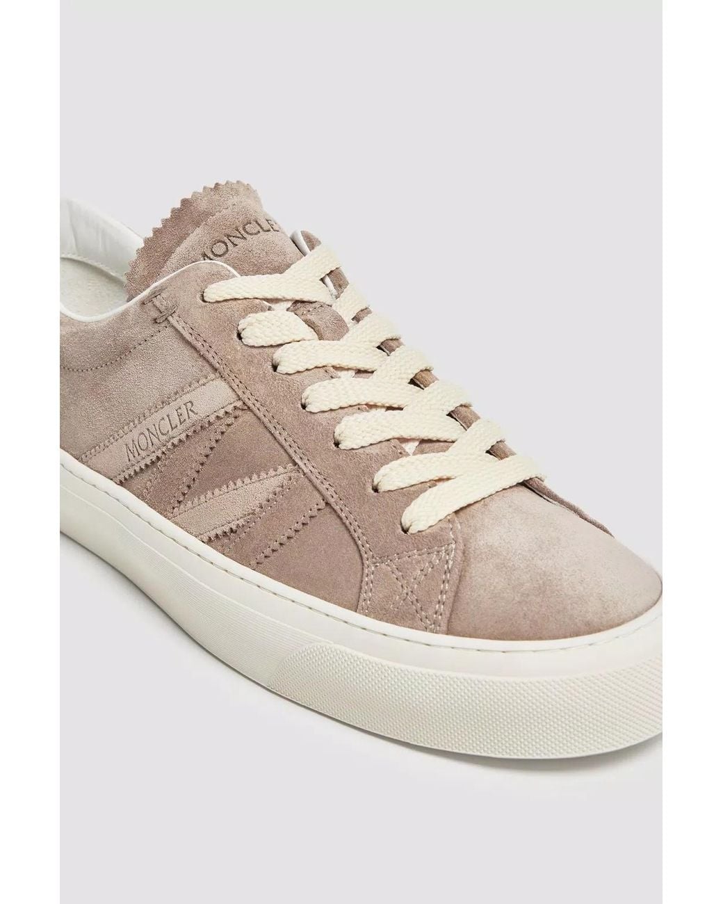 Moncler Brown Monaco M Suede Trainers