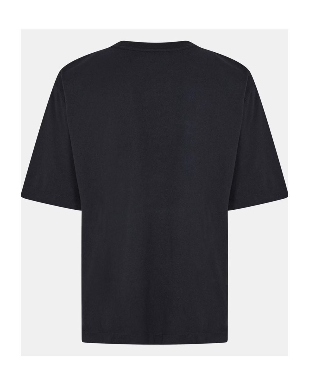 Off-White c/o Virgil Abloh Black Logo Crew Neck T-Shirt for men