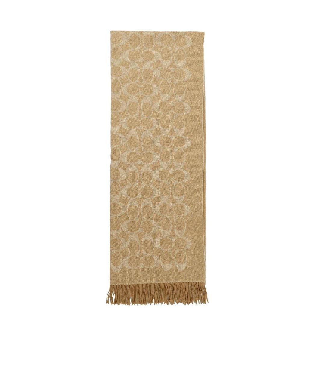 COACH Natural Jacquard-Long Scarf