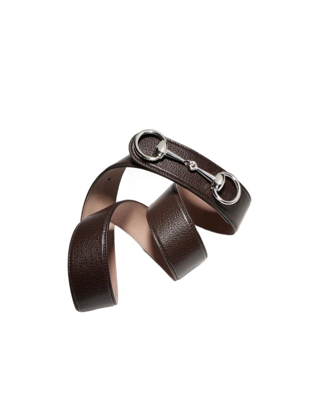 Gucci White Horsebit 1955 Belt for men