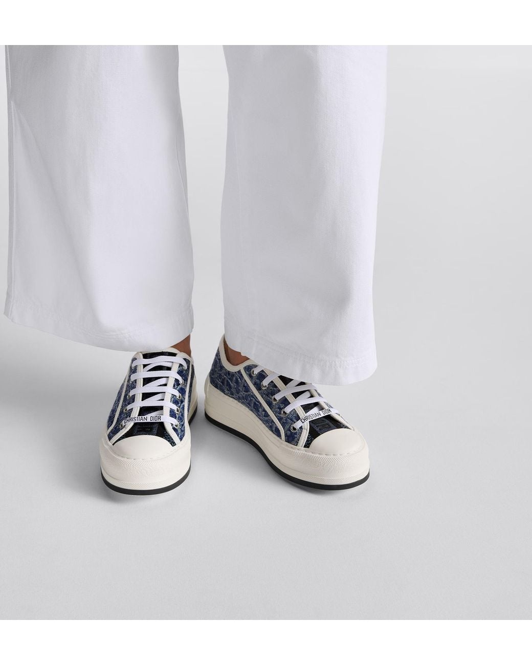 Dior Blue Walk'N' Platform Sneaker