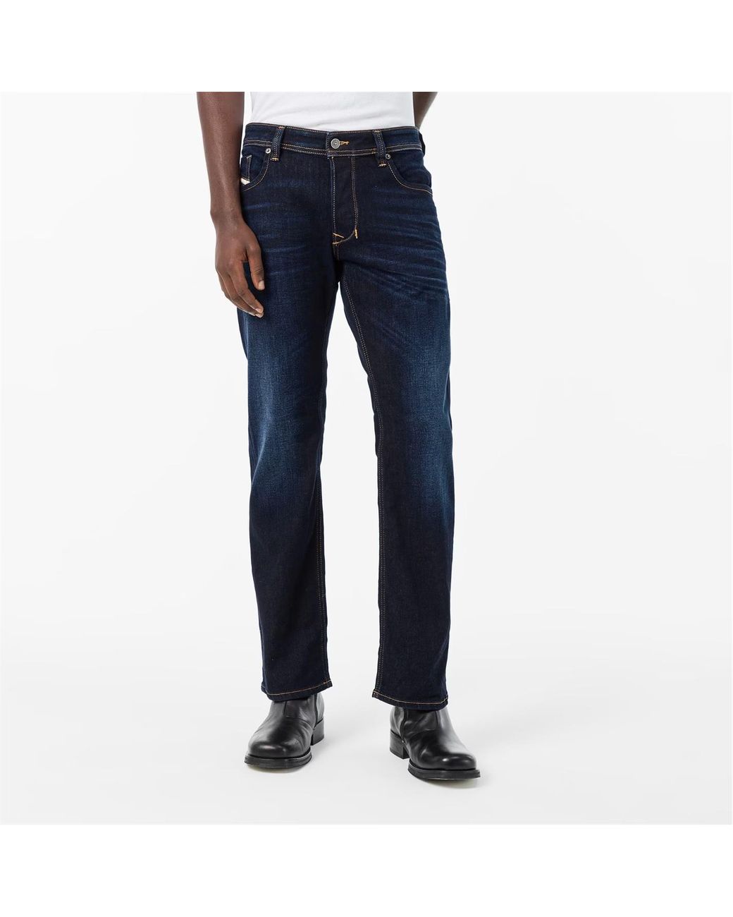DIESEL Blue Slim-Fit Jeans for men
